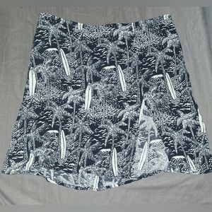 Reformation Margot Side Slit Mini Skirt Rare Lanai Print Beachy Size 4